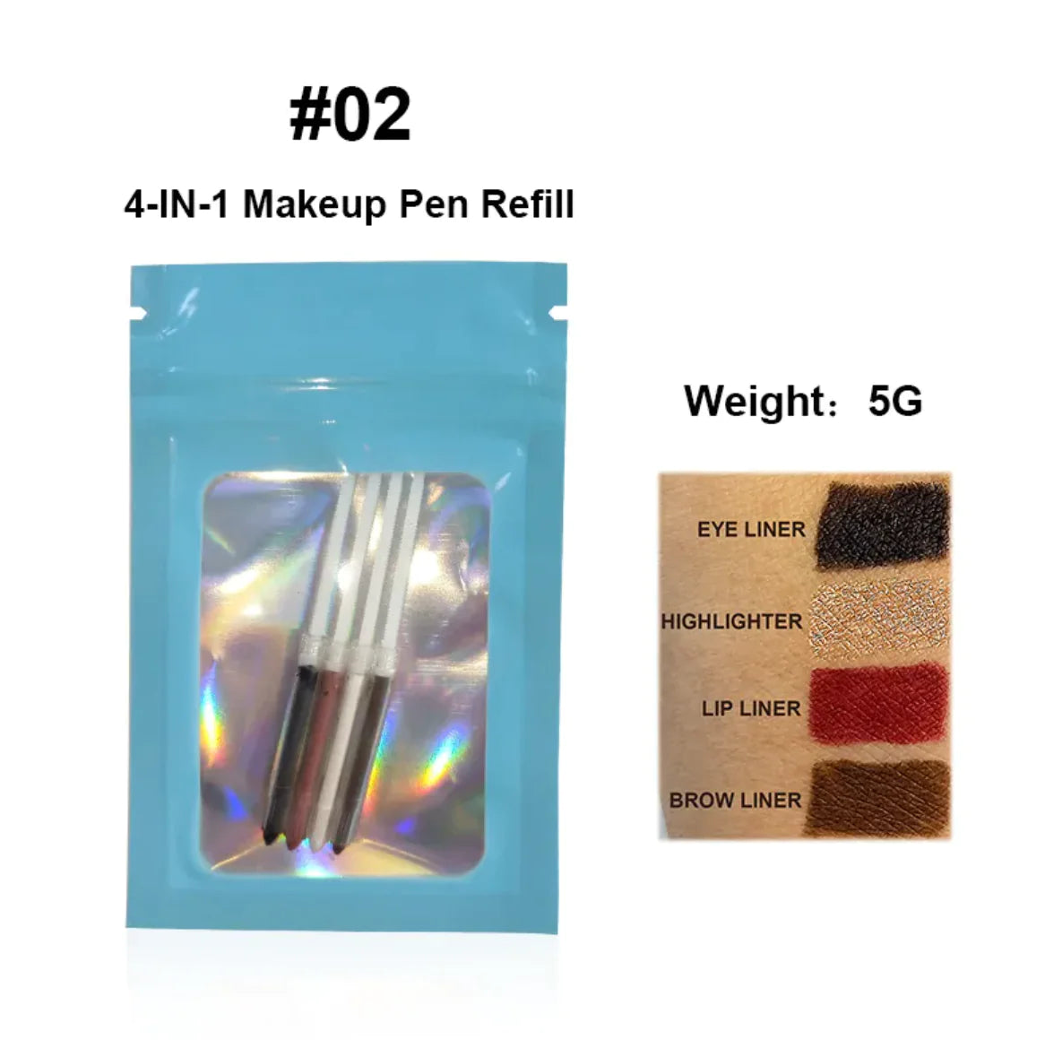 4-in-1 Eyeliner & Brow Pencil