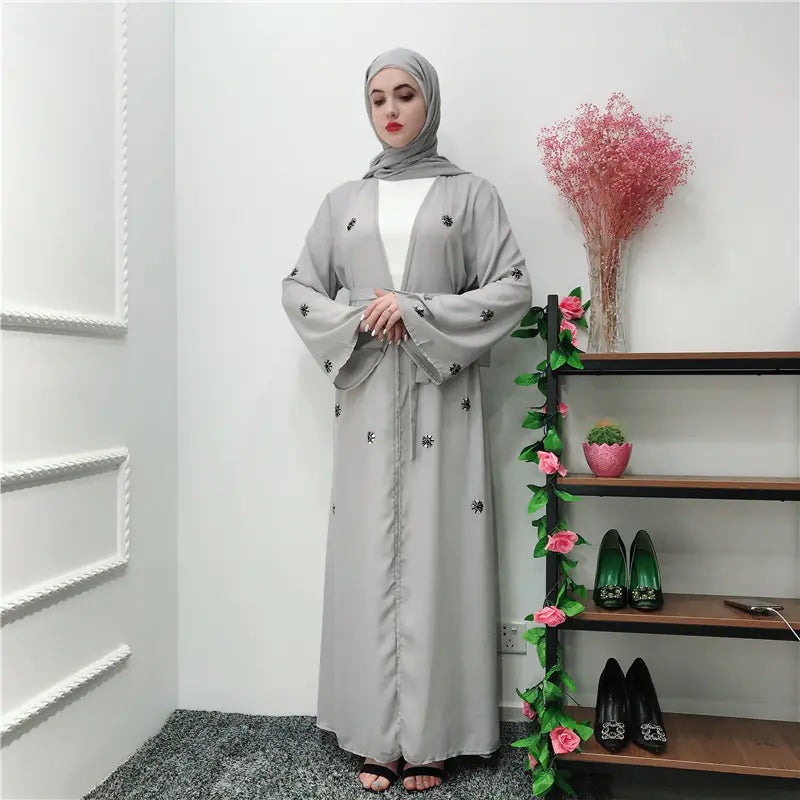Fashion Dubai Handcrafted Embroidered Islamic Robe