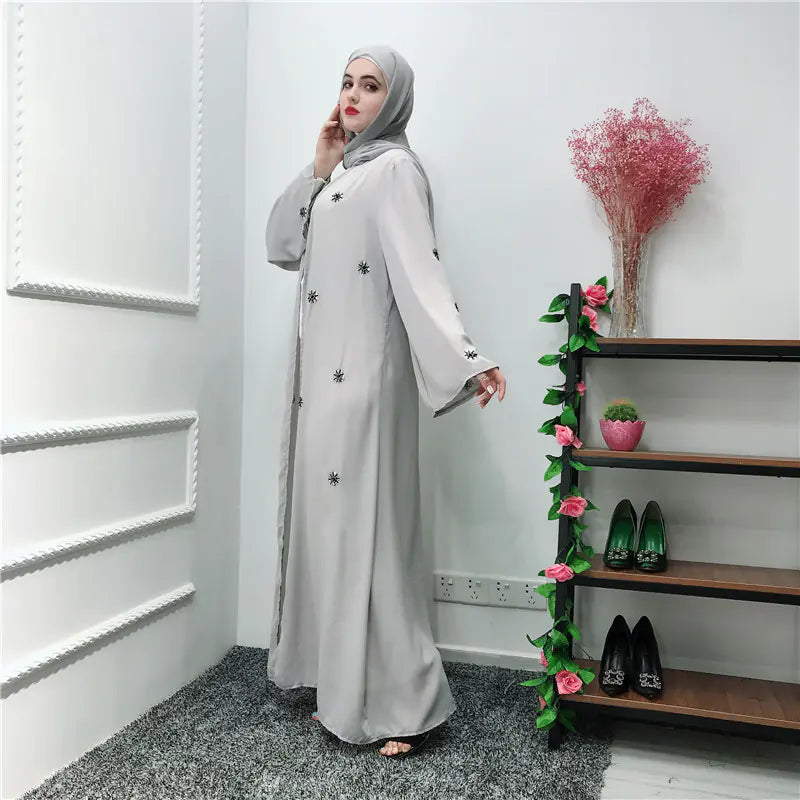 Fashion Dubai Handcrafted Embroidered Islamic Robe