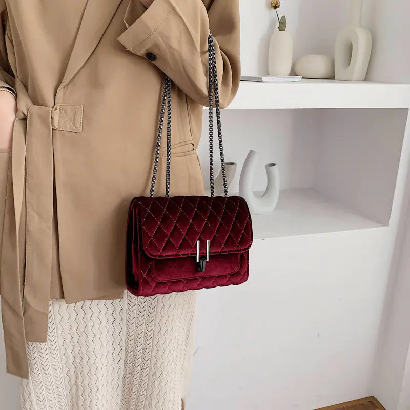 Velvet Crossbody Bag