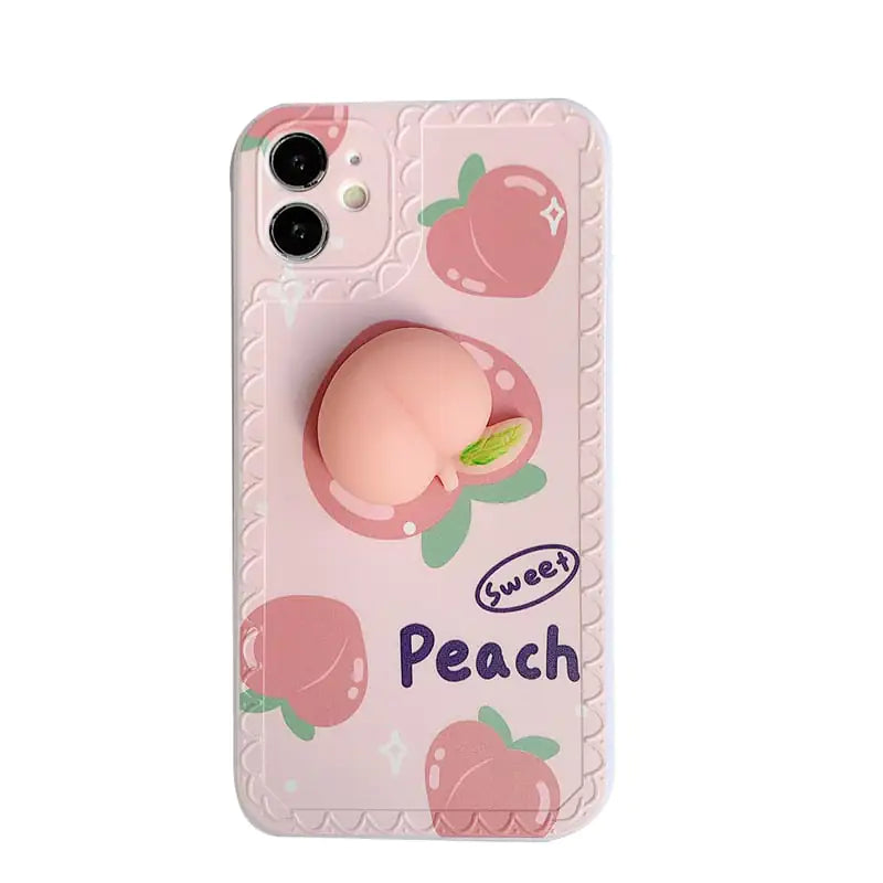 3D Pinch Peach Phone Case