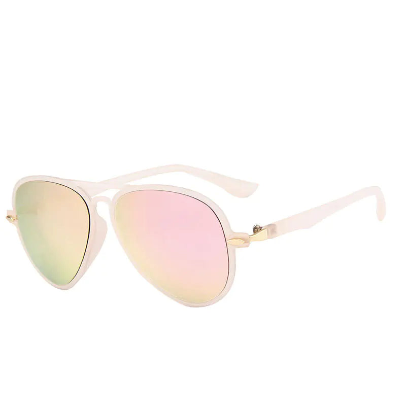 Ultralight Frame Fashion Aviator Sunglasses