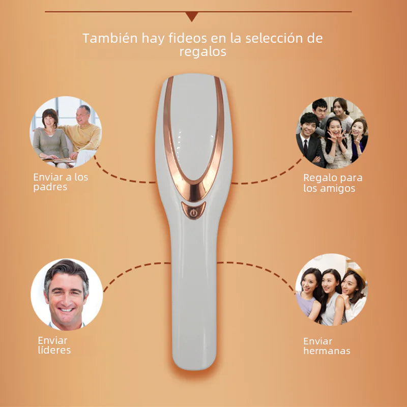 Electric Scalp Massager Comb with Red Light Therapy