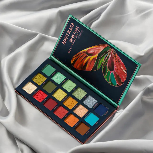 18-Color Butterfly Flame Eyeshadow Palette for Makeup