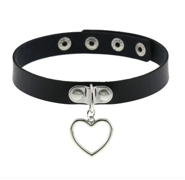 Personalized Punk Leather Collar Necklace Simple And Fashionable